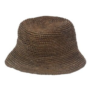 Wyeth Packable Straw Hat Women's Natural Brown Color Made In USA NWT